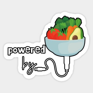 Powered by Plants Sticker